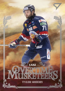 24-25 TIPOS - Tyler SHEEHY č. OM-24 Overtime Musketeers