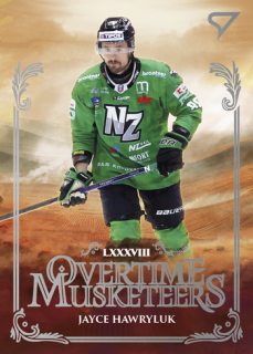 24-25 TIPOS - Jayce HAWRYLUK č. OM-32 Overtime Musketeers