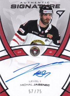 24-25 TIPOS - Michal JASENEC č. SL1-MJ Authentic Signature 57/75