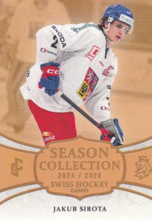 24-25 Český hokej - Jakub SIROTA č. SHG-01