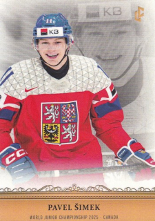 24-25 Český hokej - Pavel ŠIMEK č. WJC-16