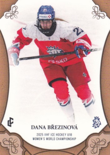 24-25 Český hokej - Dana BŘEZINOVÁ č. WU18-18