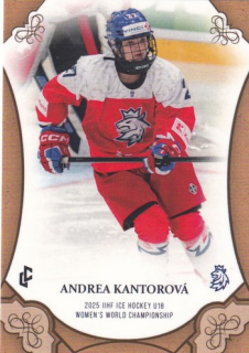 24-25 Český hokej - Andrea KANTOROVÁ č. WU18-20
