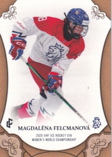 24-25 Český hokej - Magdaléna FELCMANOVÁ č. WU18-21