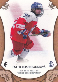 24-25 Český hokej - Ester ROSENBAUMOVÁ č. WU18-22