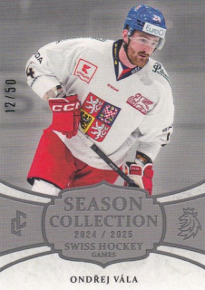 24-25 Český hokej - Ondřej VÁLA č. SHG-04 Platinum x/50