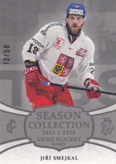24-25 Český hokej - Jiří SMEJKAL č. SHG-12 Platinum x/50