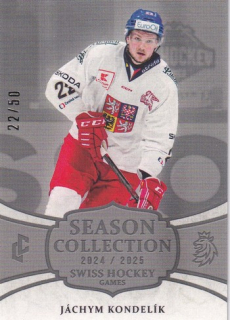 24-25 Český hokej - Jáchym KONDELÍK č. SHG-16 Platinum x/50