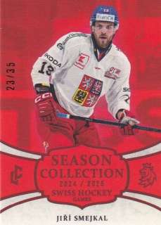 24-25 Český hokej - Jiří SMEJKAL č. SHG-12 Red x/35