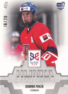 24-25 Český hokej - Dominik PAVLÍK č. HGC-10 Platinum x/20