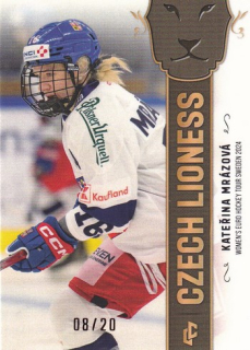 24-25 Český hokej - Kateřina MRÁZOVÁ č. WEHT-16 Canvas x/20