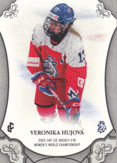 24-25 Český hokej - Veronika HUJOVÁ č. WU18-05 Silver
