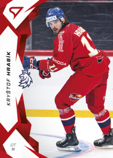 2025 Hokejové Česko - Kryštof HRABÍK č. 34 Red