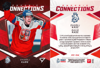 2025 Hokejové Česko - Ondřej KAŠE & David KAŠE č. DC-06 Dynamic Connections 3D