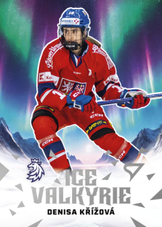 2025 Hokejové Česko - Denisa KŘÍŽOVÁ č. IV-11 Ice Valkyrie