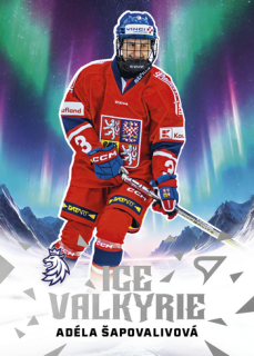 2025 Hokejové Česko - Adéla ŠAPOVALIVOVÁ č. IV-17 Ice Valkyrie