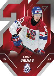 2025 Hokejové Česko - Tomáš GALVAS č. TE-06 Team 20