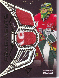 2025 Hokejové Česko - Dominik PAVLÁT č. JF-DP Jersey Fragments Level 2 19/49