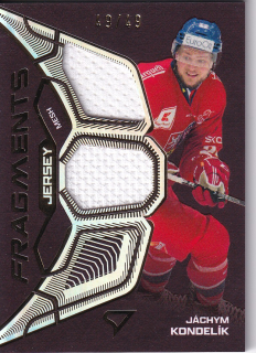 2025 Hokejové Česko - Jáchym KONDELÍK č. JF-JK Jersey Fragments Level 2 49/49