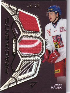 2025 Hokejové Česko - Libor HÁJEK č. JF-LH Jersey Fragments Level 2 48/49