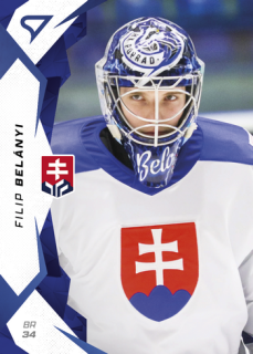 2025 Hokejové Slovensko - Filip BELÁNYI č. 01 Blue