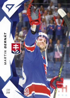 2025 Hokejové Slovensko - Martin GERNÁT č. 12 Blue