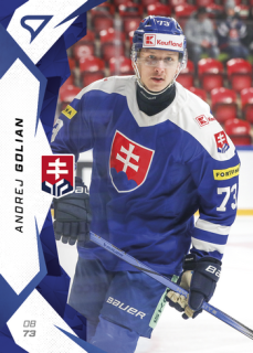 2025 Hokejové Slovensko - Andrej GOLIAN č. 13 Blue