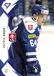 2025 Hokejové Slovensko - Patrik KOCH č. 17 Blue