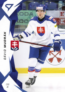 2025 Hokejové Slovensko - Dávid MUDRÁK č. 19 Blue
