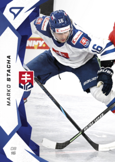 2025 Hokejové Slovensko - Marko STACHA č. 23 Blue