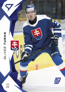 2025 Hokejové Slovensko - Oliver TURAN č. 24 Blue