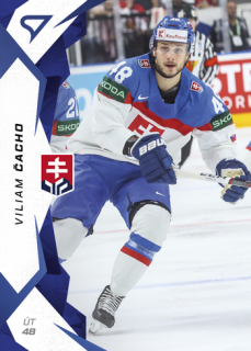 2025 Hokejové Slovensko - Viliam ČACHO č. 30 Blue