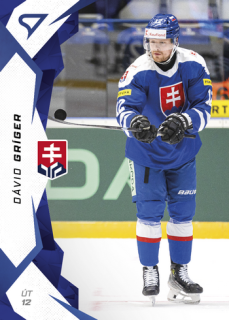 2025 Hokejové Slovensko - Dávid GRÍGER č. 37 Blue