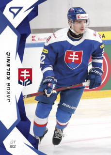 2025 Hokejové Slovensko - Jakub KOLENIČ č. 42 Blue