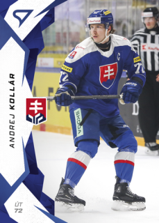 2025 Hokejové Slovensko - Andrej KOLLÁR č. 43 Blue