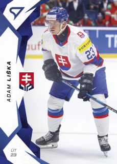 2025 Hokejové Slovensko - Adam LIŠKA č. 47 Blue