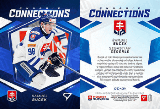 2025 Hokejové Slovensko - Samuel BUČEK & Sebastián ČEDERLE č. DC-01 Dynamic Connections 3D