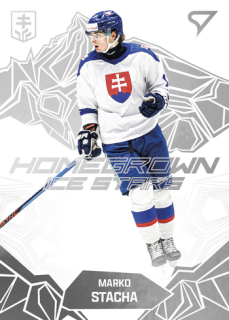 2025 Hokejové Slovensko - Marko STACHA č. HS-04 Homegrown Ice Stars