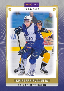 24-25 GOAL Cards - Kristers ZVAGULIS č. KOL-31 Canvas 1of40