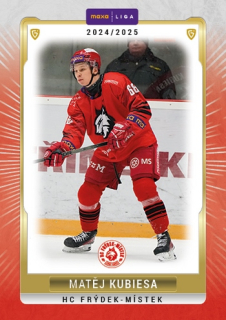 24-25 GOAL Cards - Matěj KUBIESA č. FMI-29 Canvas 1of15