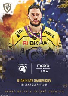 24-25 GOAL Cards - Stanislav SADOVIKOV č. MED-11 Medailists