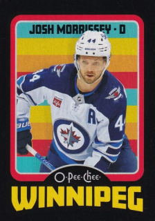 24-25 OPC - Josh MORRISSEY č. 378 Retro Black Border 024/100