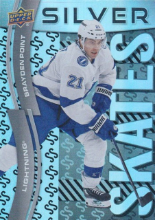 24-25 UD Extended - Brayden POINT č. SS-22 Silver Skates