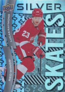 24-25 UD Extended - Lucas RAYMOND č. SS-28 Silver Skates