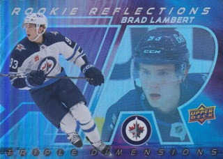 24-25 UD Extended - Brad LAMBERT č. RR-3 Rookie Reflections