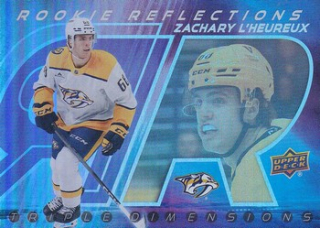 24-25 UD Extended - Zachary L'HEUREUX č. RR-28 Rookie Reflections