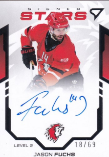 24-25 NLA - Jason FUCHS č. SL2-JF Signed Stars 18/69