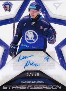 24-25 TELH - Markus NENONEN č. SS-MN Stars of the Season 22/40