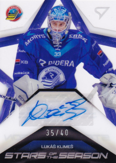 24-25 TELH - Lukáš KLIMEŠ č. SS-LK Stars of the Season 35/40
