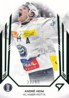 24-25 NLA PlayOffs - André HEIM no. 60 Green x/60